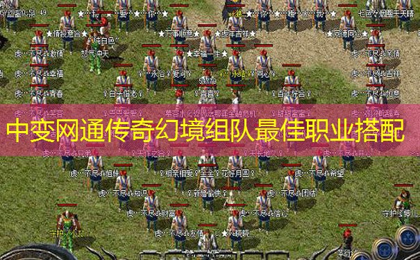 中变网通传奇幻境组队最佳职业搭配