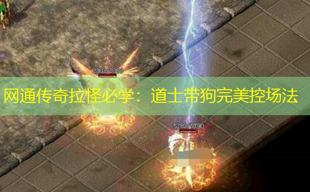 网通传奇拉怪必学：道士带狗完美控场法