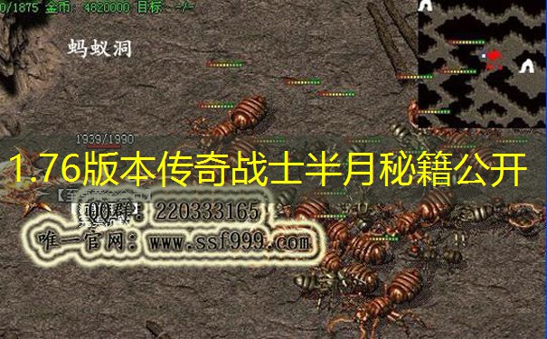 1.76版本传奇战士半月秘籍公开