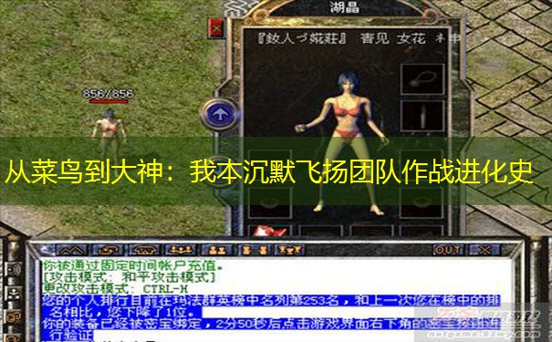 从菜鸟到大神：我本沉默飞扬团队作战进化史