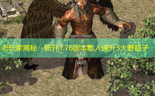 老玩家揭秘：新开1.76版本散人速升3大野路子