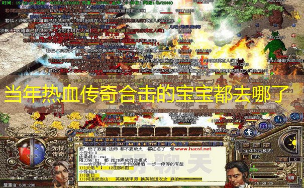 当年热血传奇合击的宝宝都去哪了