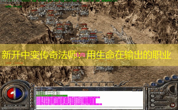新开中变传奇法师：用生命在输出的职业