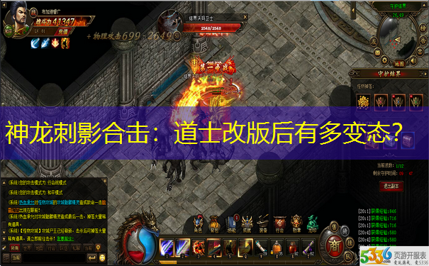 神龙刺影合击：道士改版后有多变态？