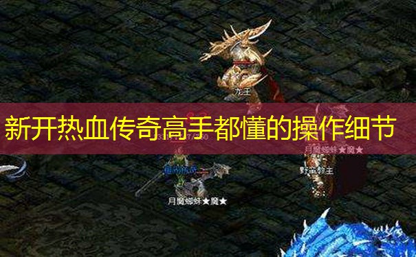 新开热血传奇高手都懂的操作细节