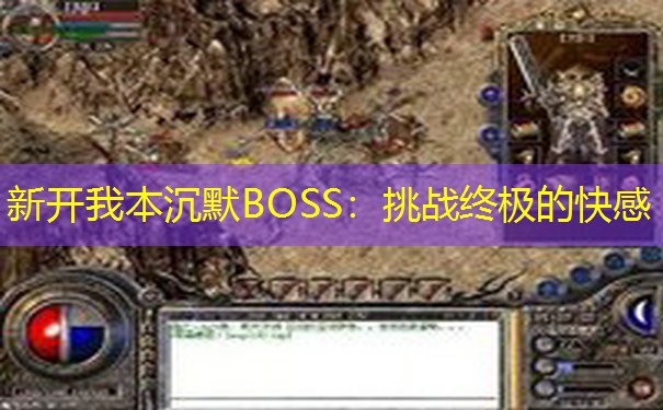 新开我本沉默BOSS：挑战终极的快感