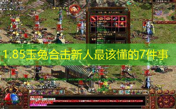 1.85玉兔合击新人最该懂的7件事