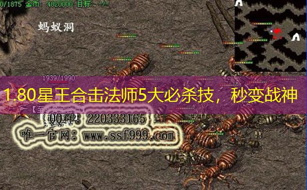 1.80星王合击法师5大必杀技，秒变战神