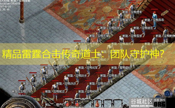 精品雷霆合击传奇道士：团队守护神？