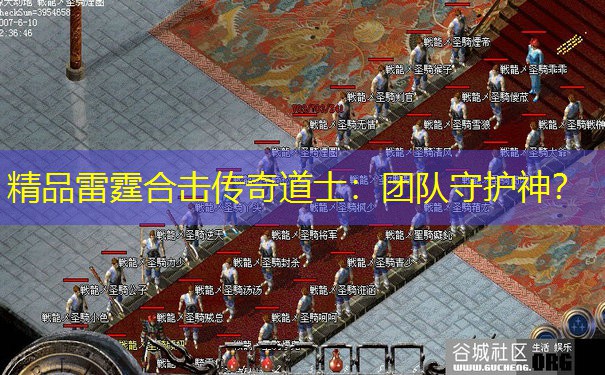 精品雷霆合击传奇道士：团队守护神？