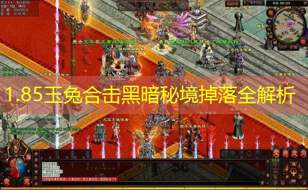 1.85玉兔合击黑暗秘境掉落全解析