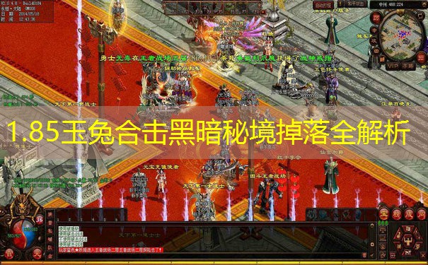 1.85玉兔合击黑暗秘境掉落全解析