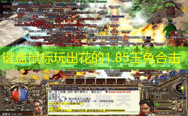 键盘鼠标玩出花的1.85玉兔合击