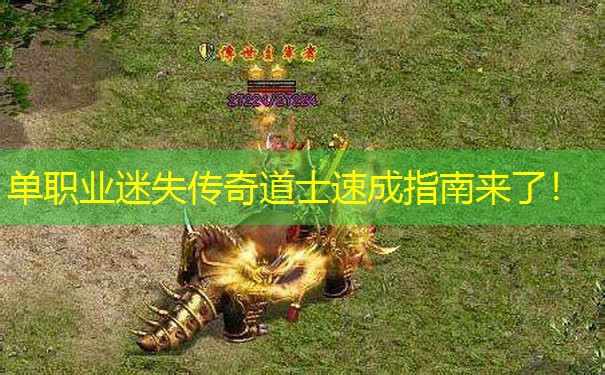 单职业迷失传奇道士速成指南来了! 单职业迷失传奇道士速成指南来了!